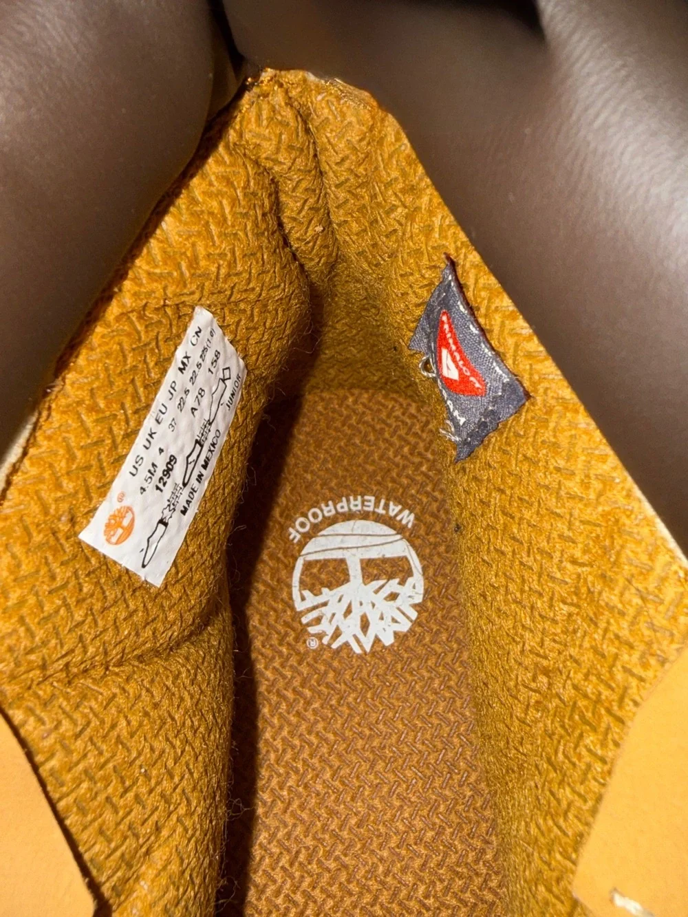 Timberland Kids Wheat Nubuck Lace-Up Boots